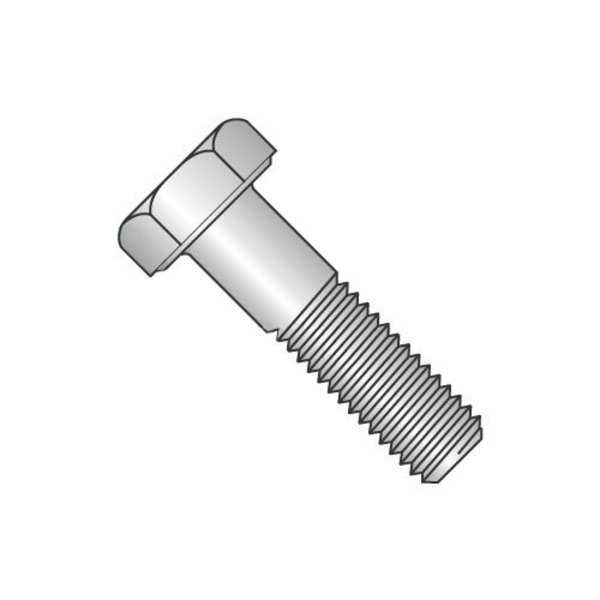 Newport Fasteners 1/2"-13 Hex Head Cap Screw, Plain 18-8 Stainless Steel, 1-3/4 in L, 100 PK 654613